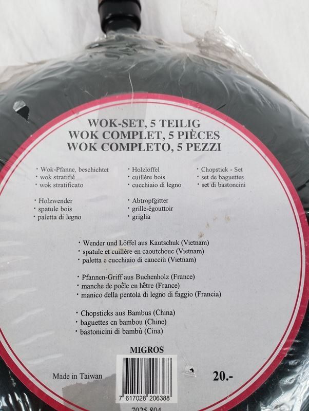 Migros Pfannen: WOK-SET 5-teilig – Neu (gemäss Beschreibung) aus Schübelbach von Restwert_Schubelbach 6