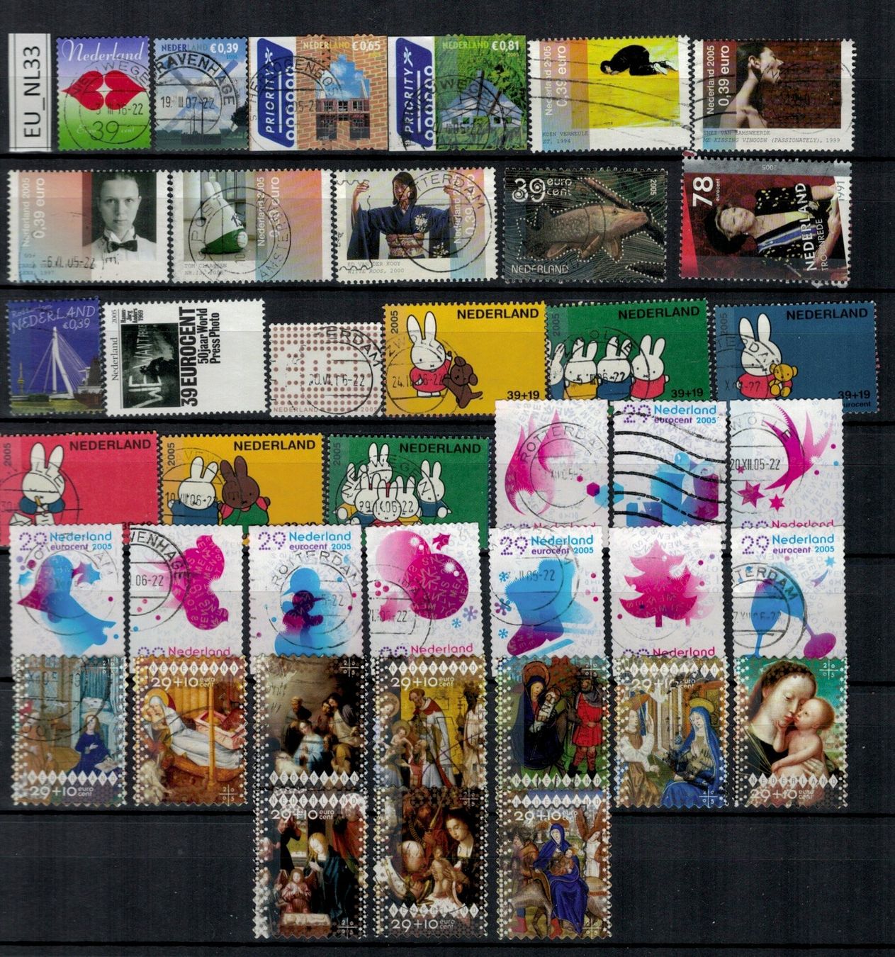 Tutti i francobolli: Niederlande 2005 EU_NL33 – Usato da Erlenbach ZH venduto da panstamps