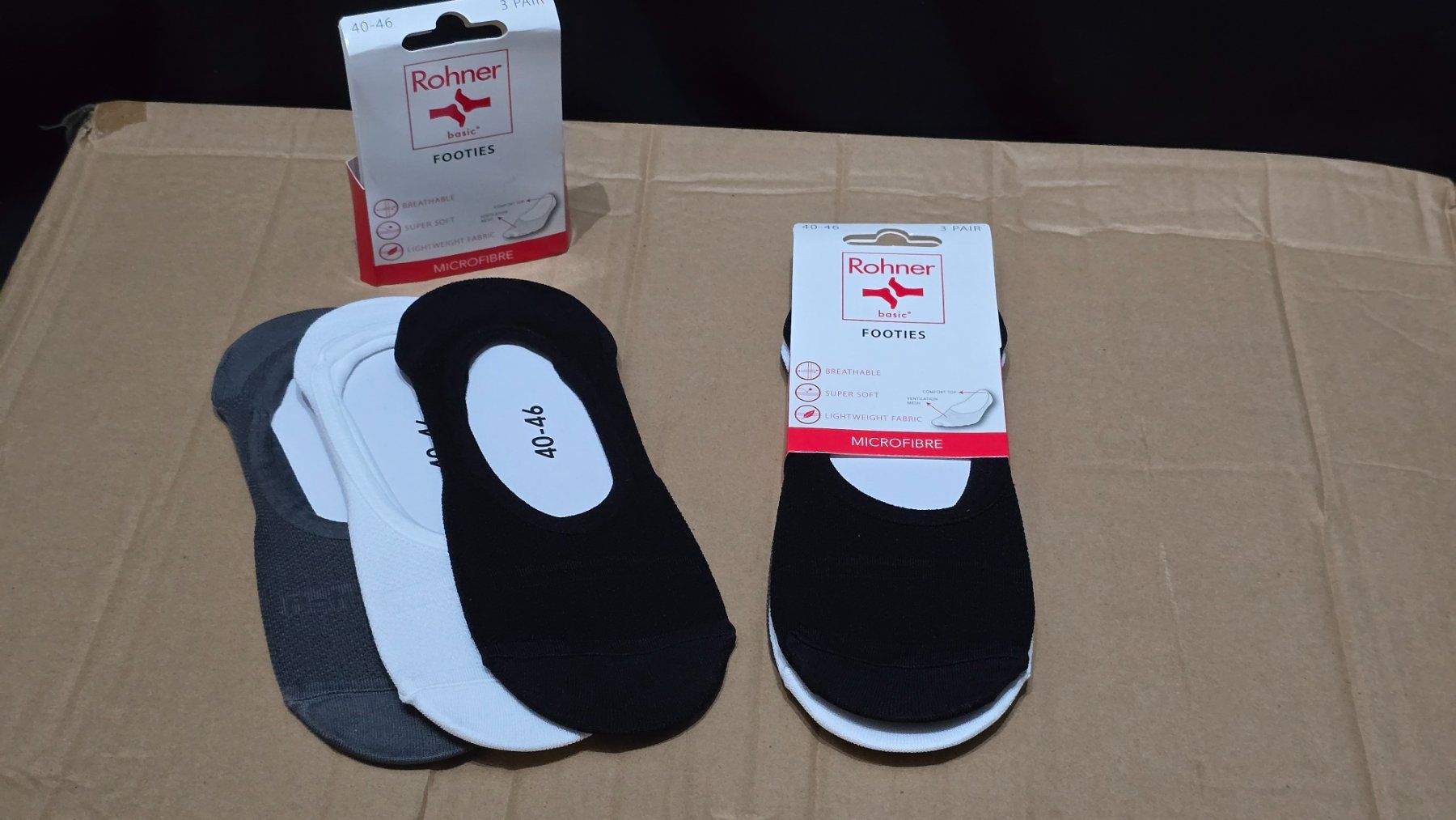 Rohner Calze: 30 Paar Rohner Basic Footies / Socken / Füsslinge RESTPOSTEN – Nuovo e nell'imballaggio originale da Thalwil venduto da VitaMini 2