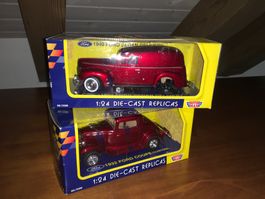 40’ Ford Delivery + 34’ Ford Coupe Custom 1/24