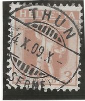 THUN 04.10.09 auf Zu#102 Mi#96 Vollstempel [11A11]