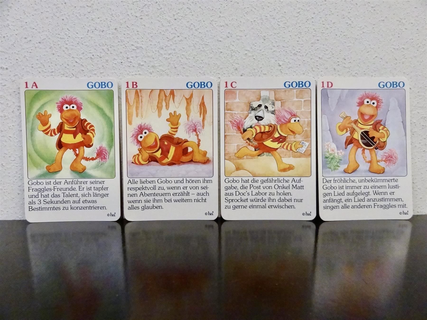 Giochi: schönes altes Quartett DIE FRAGGLES 1984 – Usato da Kerzers venduto da wisaundso 2