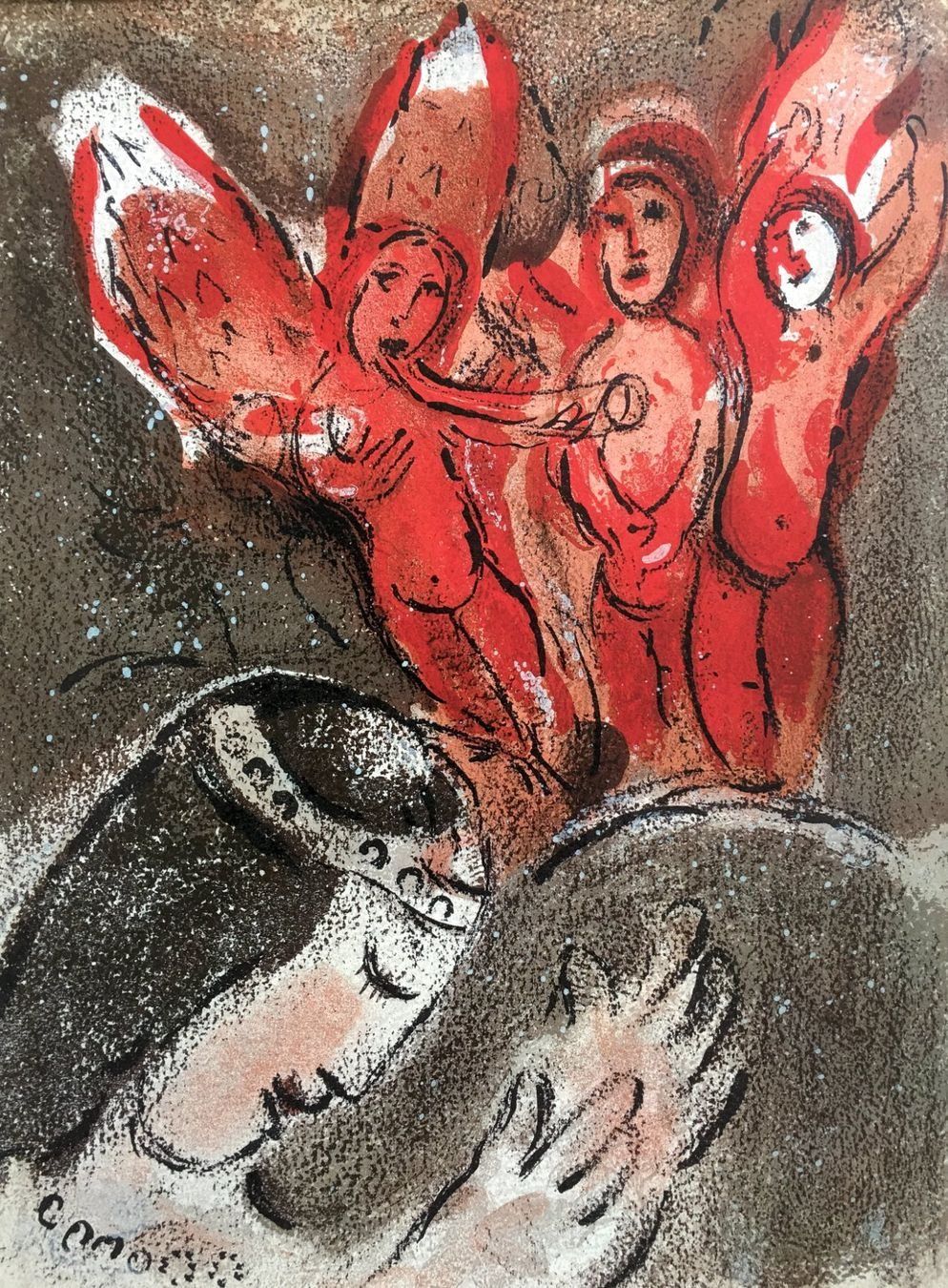 Grafica & Litografie: Marc Chagall 3 Drucke: "Dessins pour la Bible" – Usato da Nennigkofen venduto da babag 6