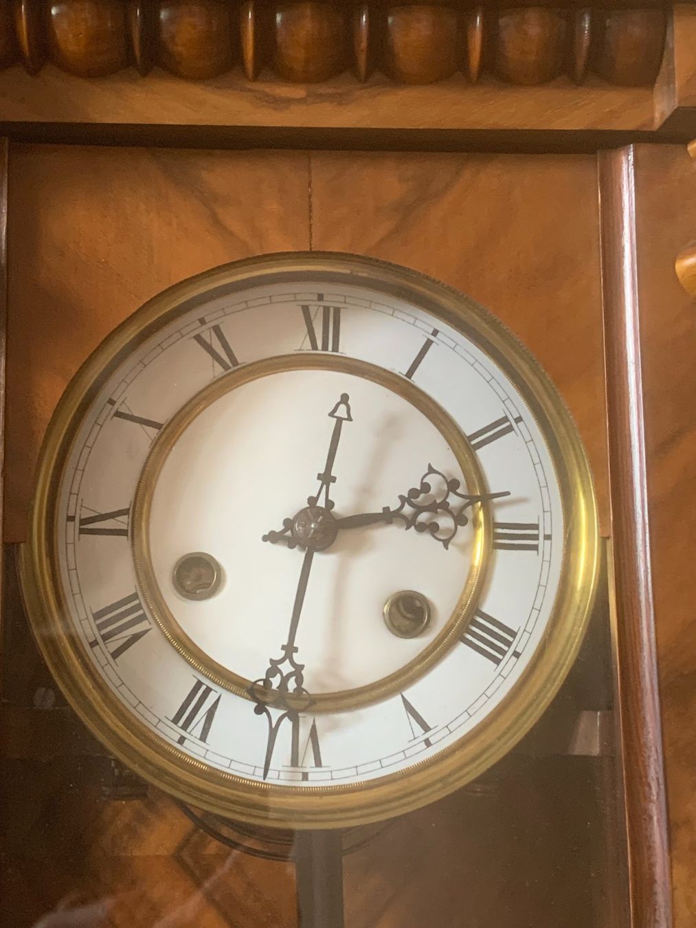 Orologi da terra & Orologi da parete: Antike Wanduhr Regulator – Usato da Untersiggenthal venduto da Ophus 2