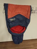 Schlafsack Adventure blau rot gebraucht funktionsfähig