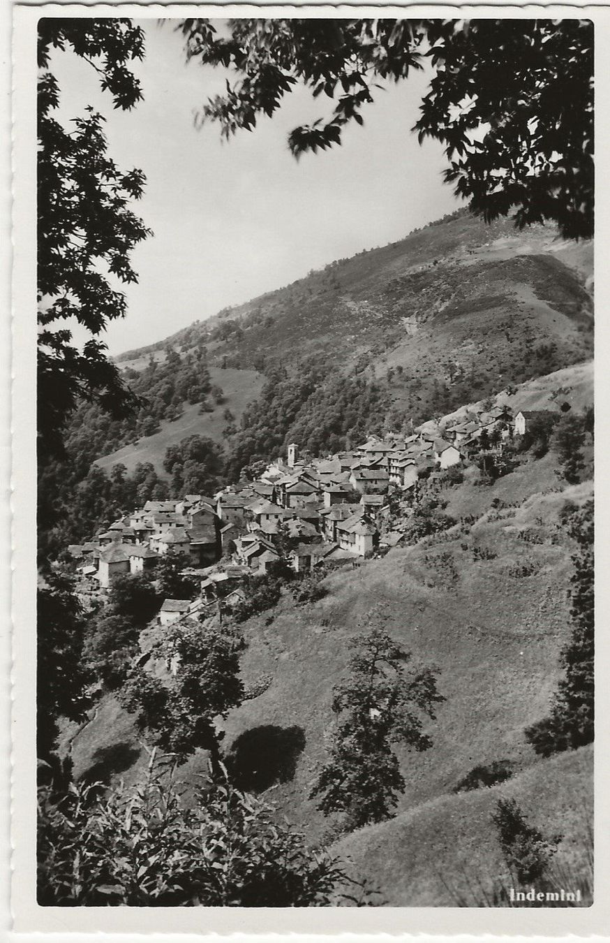 Cartoline postali: Indemini TI – Usato da Frauenfeld venduto da Merk52