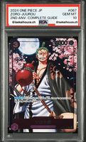 ONE PIECE PSA 10 - Zoro Juurou 2nd Anv. Complete Guide