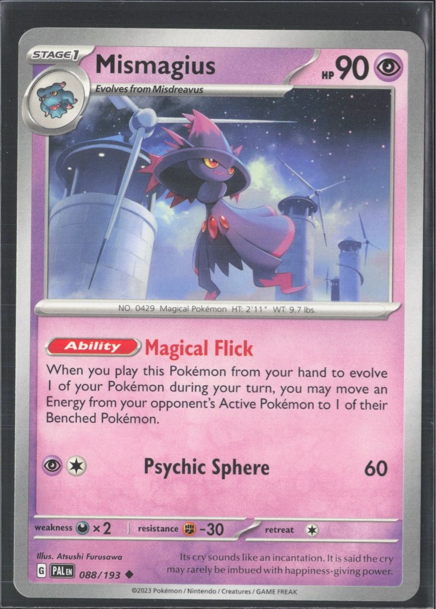 Pokémon Carte collezionabili: POKÉMON / Mismagius / Paldea Evolved 🇺🇸 – Usato da Herzogenbuchsee venduto da TCG-High-Quality