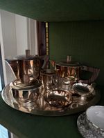 Service à thé et café argenté