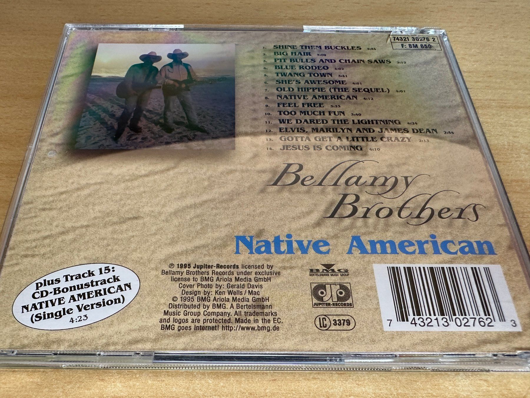 CDs: Bellamy Brothers – Native American – Gebraucht aus Rikon im Tösstal von Alpenmutz 1