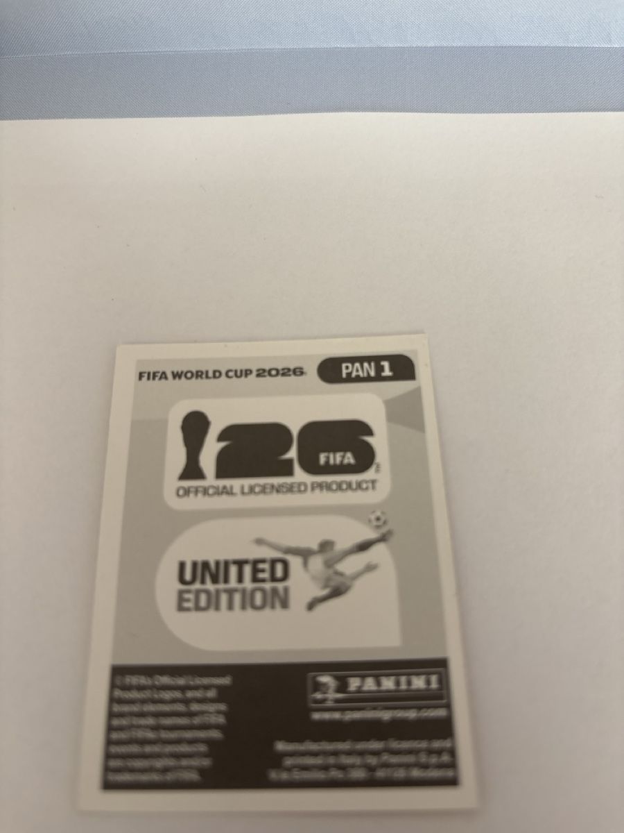 Panini Sammelbilder & Trading cards: Panini Bild  PAN1 – Neu (gemäss Beschreibung) aus Rechthalten von Thierry_89 1