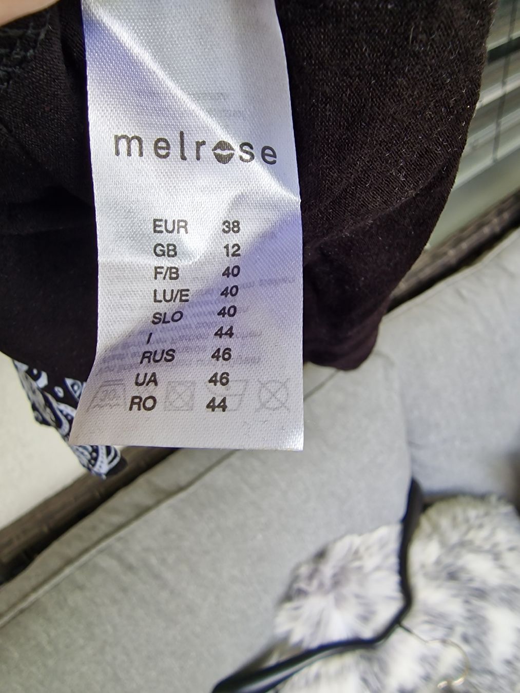 Tuniche: Melrose Tunika, schwarz, Gr. 38 – Nuovo (secondo la descrizione) da Wädenswil venduto da Gabinomi 2