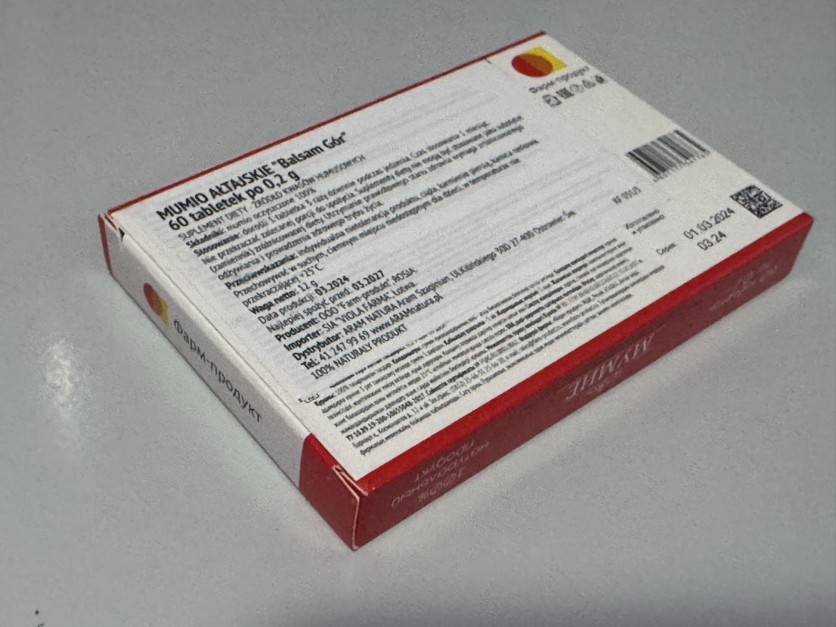 Cibi & Specialità: Mumijo aus Altai 60 Tabletten – Nuovo e nell'imballaggio originale da Rüti ZH venduto da Oldexplorer 4