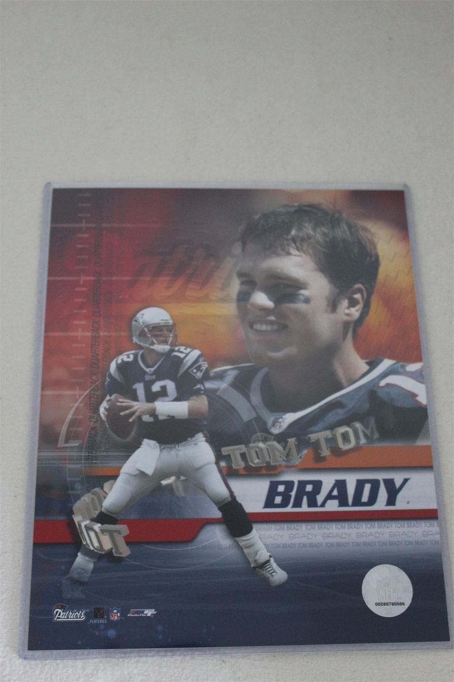 NFL Carte collezionabili: NFL Tom Brady Patriots Plakette – Nuovo e nell'imballaggio originale da Reinach BL venduto da RetroGamesSportsMore 2