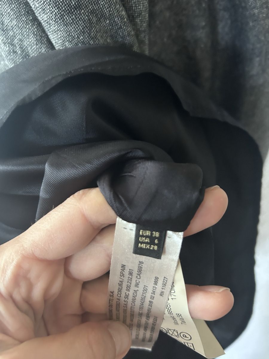 Massimo Dutti Vestiti: Kleid Massimo Dutti Wolle mit Seide grau Grösse 36 – Usato da St. Gallen venduto da jojan 4