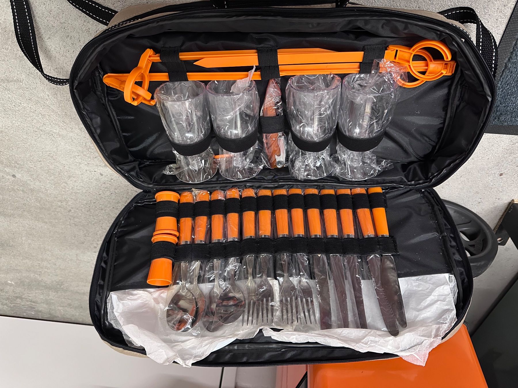 Set di posate: Grillbesteck/Camping Set inkl. Tasche – Nuovo (secondo la descrizione) da Gossau (ZH) venduto da DSCapeta 1