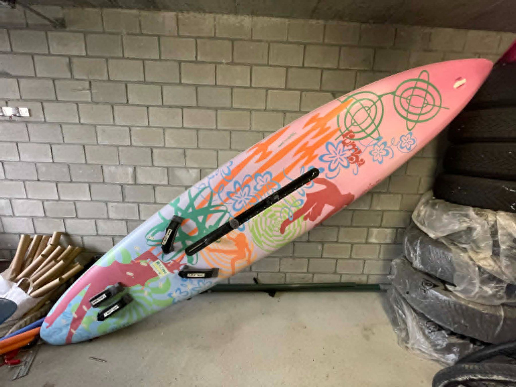 Tavole da surf e di nuoto: Planche à voile BIC Rumba 310 complète + 2 voiles – Usato da Meikirch venduto da bur_2qbf 1
