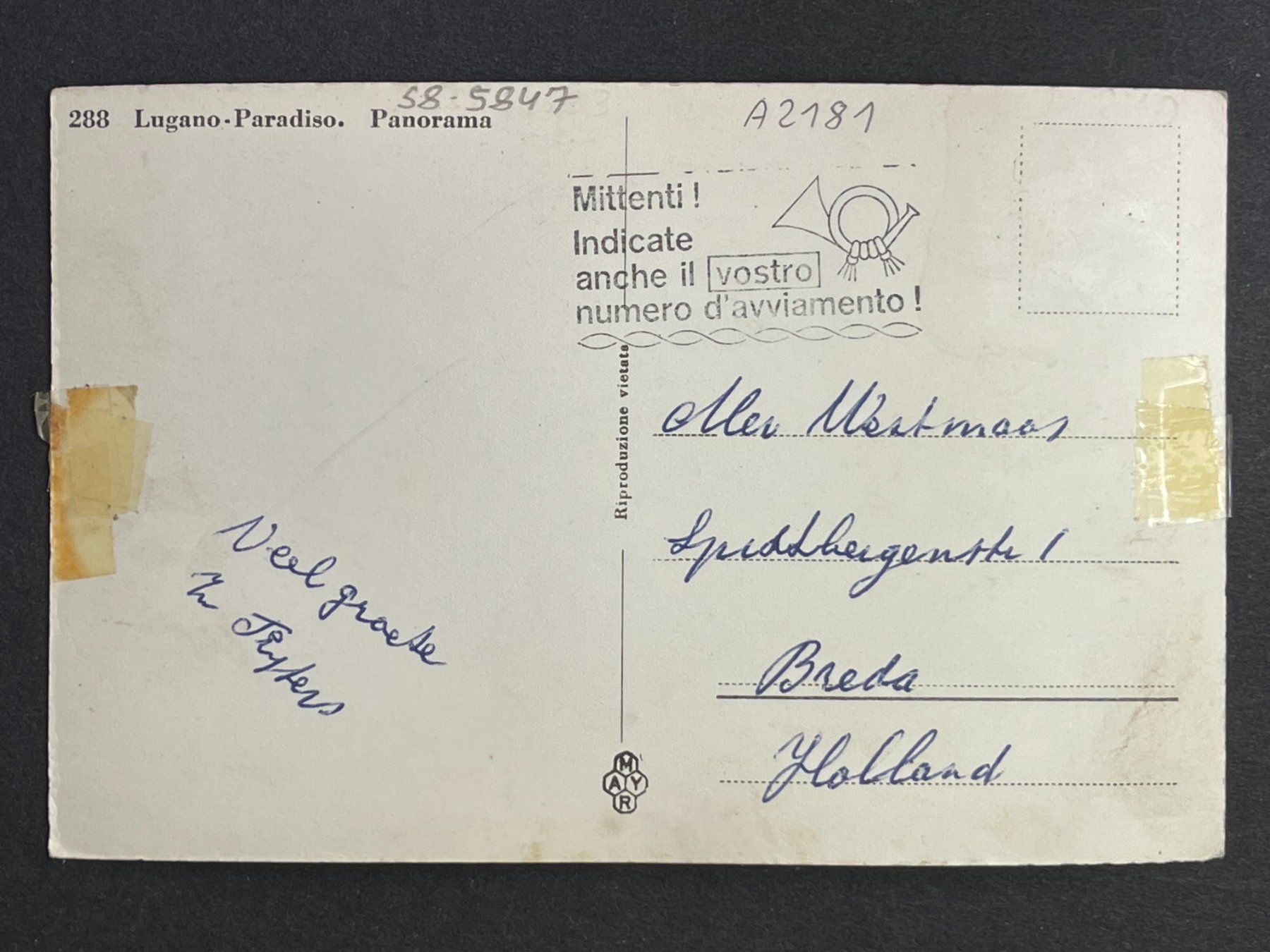 Cartoline postali: Lugano-Paradiso – Usato da Steg VS venduto da _vinci_ 1