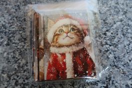 Weihnachtskarten Katzen