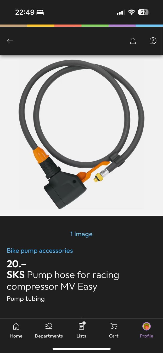 Tutti gli attrezzi: SKS Pump Hose – Nuovo e nell'imballaggio originale da Zürich venduto da mli_wln5