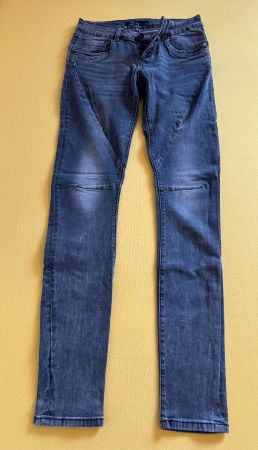 FB SISTER JEANS, GR. 28, SKINNY, GRAU-ANTHRAZIT, HERBST