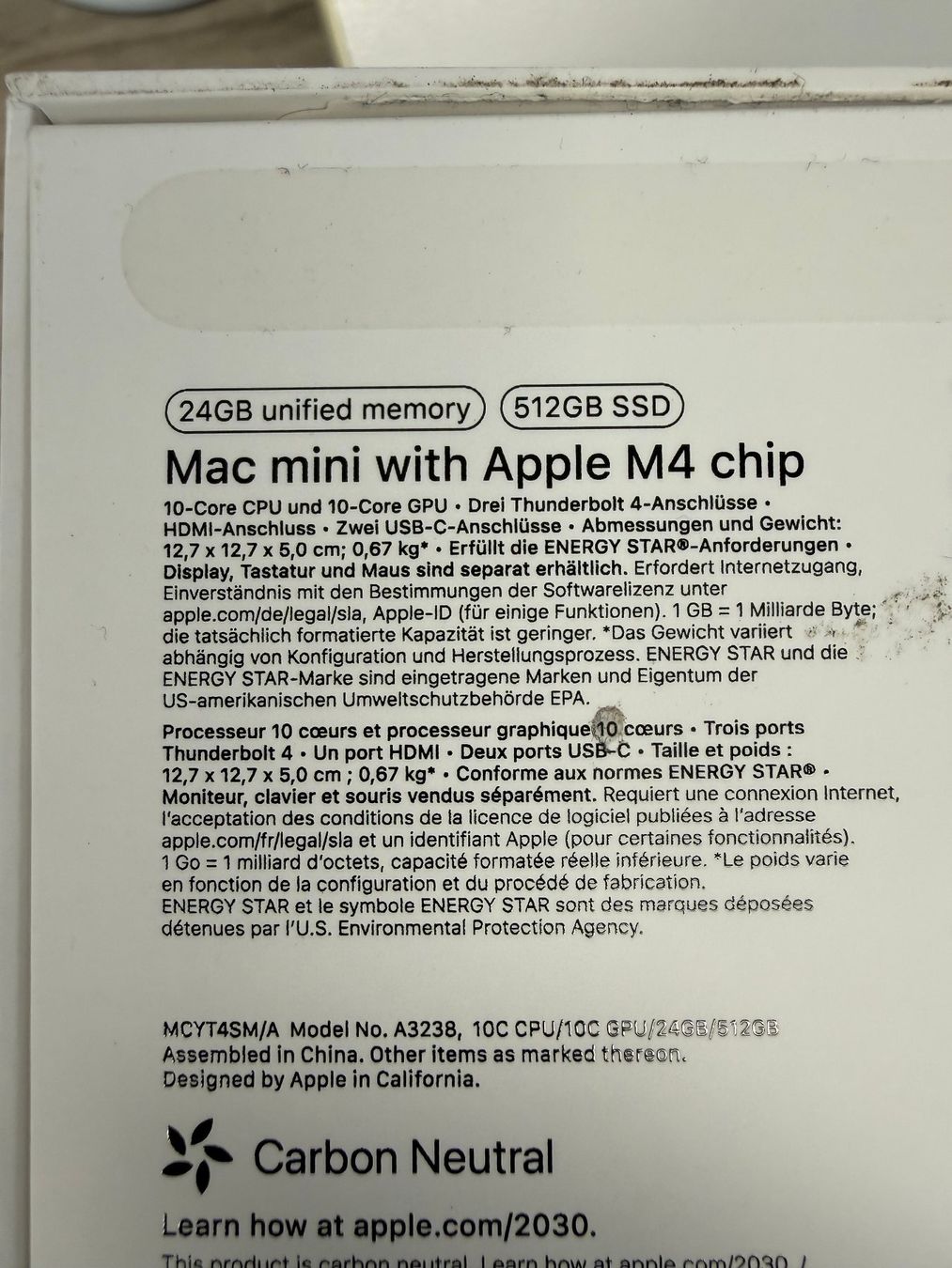 Apple PC: Mac mini m4, 24GB ram, 512GB SSD – Usato da Widnau venduto da Sicoma 3