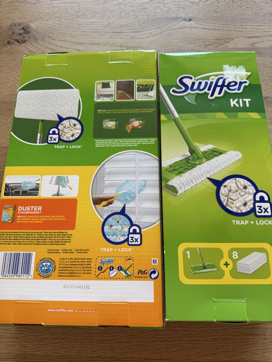 Swiffer Altro in Apparecchi per la pulizia: 2 Swiffer Kit – Nuovo e nell'imballaggio originale da Goldswil venduto da Fisel 1
