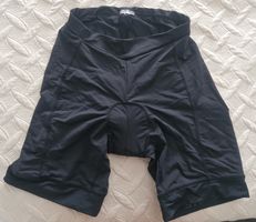 STOKE Damen/Herren Radhose schwarz mit Sitzpolster – Gr. L