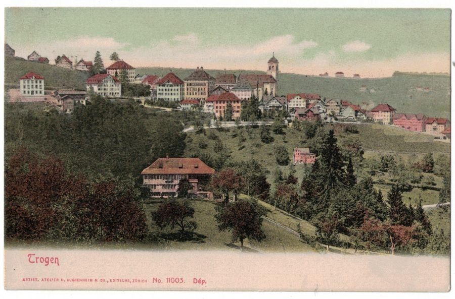 Cartoline postali: Trogen, gelaufen 1918 – Usato da Frauenfeld venduto da POML
