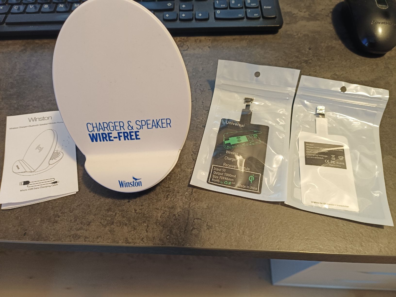 Chargements: Winston Wireless Charger & Speaker - in OVP – Neuf (Voir description) à Münchenbuchsee par Ruth0