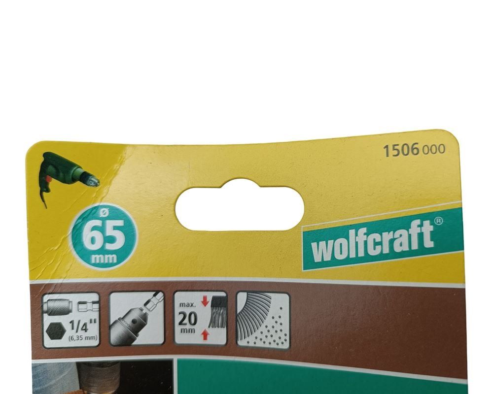 Wolfcraft Tutti gli attrezzi: WOLFCRAFT,1506 000, Schleifbürste, 65mm – Nuovo (secondo la descrizione) da Luzern venduto da Restwert_Luzern 2