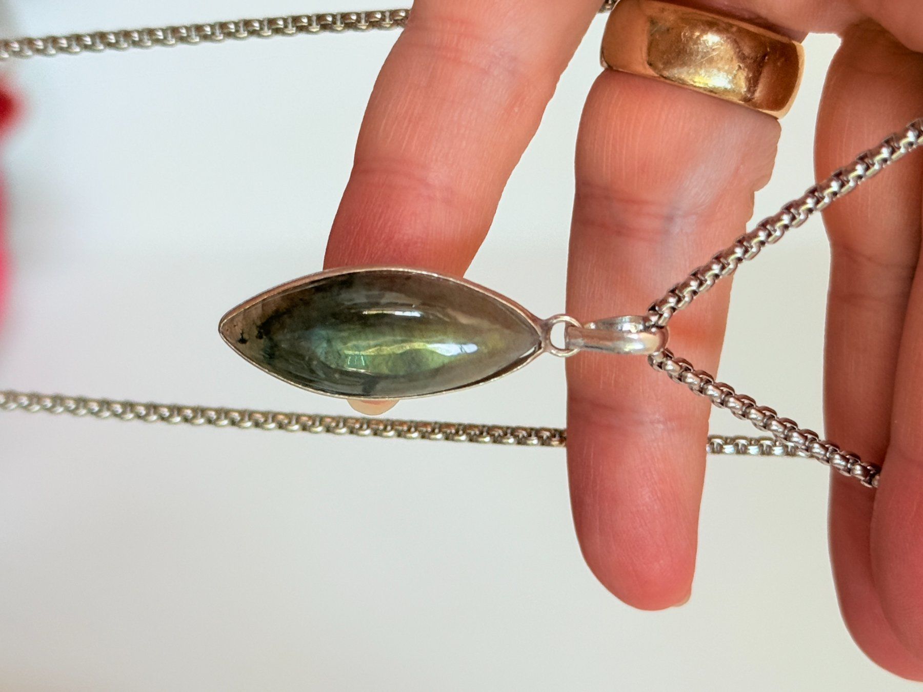 Catenine: Collier avec Labradorite – Nuovo e nell'imballaggio originale da Genève venduto da AWWA 9
