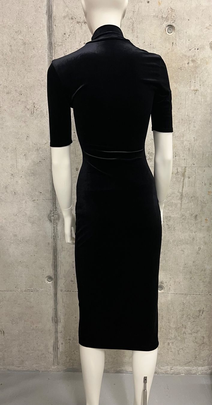 Kleider: Samt Kleid, schwarz, XS – Neu (gemäss Beschreibung) aus Maschwanden von yaster 4