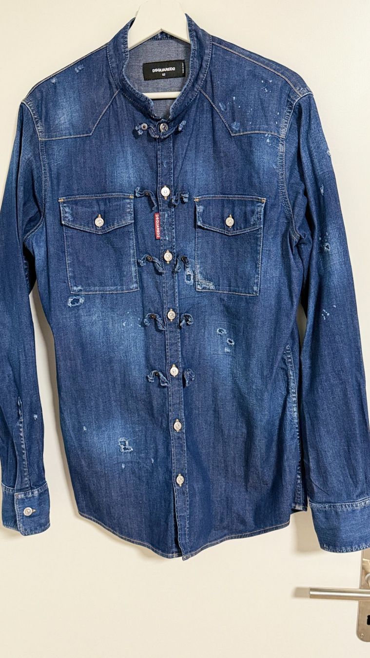 Dsquared2 Camicie: Dsquared Jeanshemd Gr 52 – Usato da Steinach venduto da Widian9000