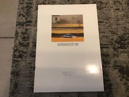 Renault 25 Verkaufsprospekt 40 Seiten Topzustand März 1990