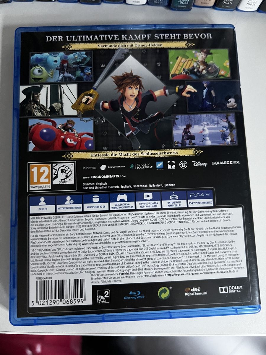 Giochi: Kingdom Hearts III - PS4 Spiel – Usato da Biel-Benken BL venduto da edu_j8mz 1
