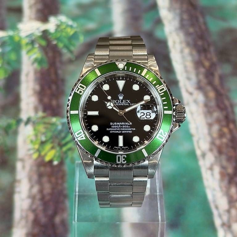 Orologi: Rolex Submariner "Kermit" 16610LV – Usato da Genève venduto da minty.watches