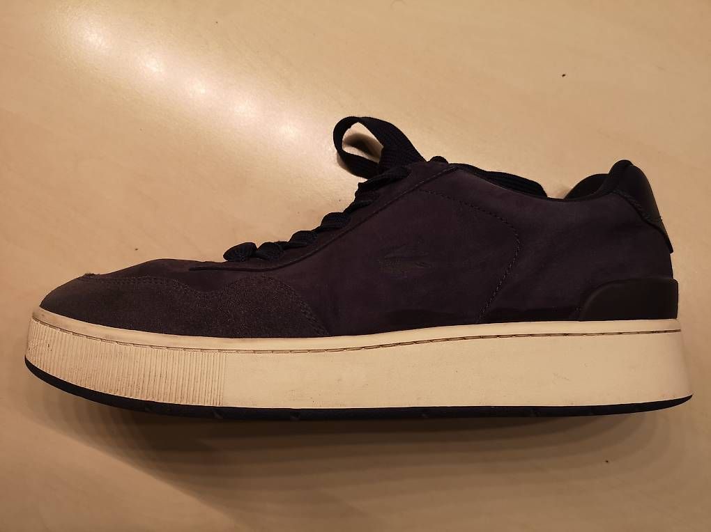 Herrenschuhe: Lacoste Sneaker dunkelblau Grösse 46 – Gebraucht aus Rüti ZH von sbm_p8jg 1