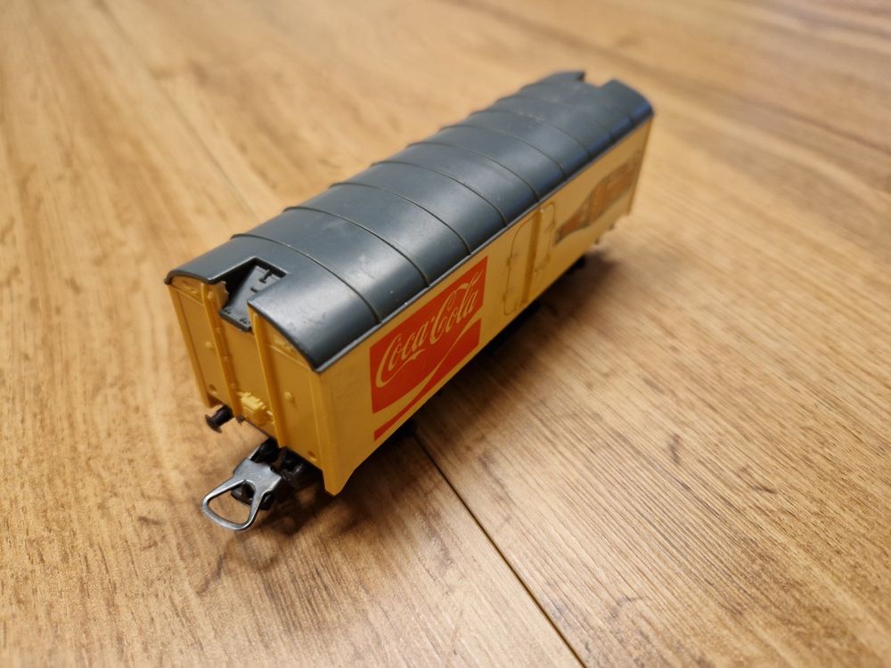 Wagon De Fret Electrotren H0 (1:87) – Coca Cola, Rouge, Très Bon état (sans OVP)