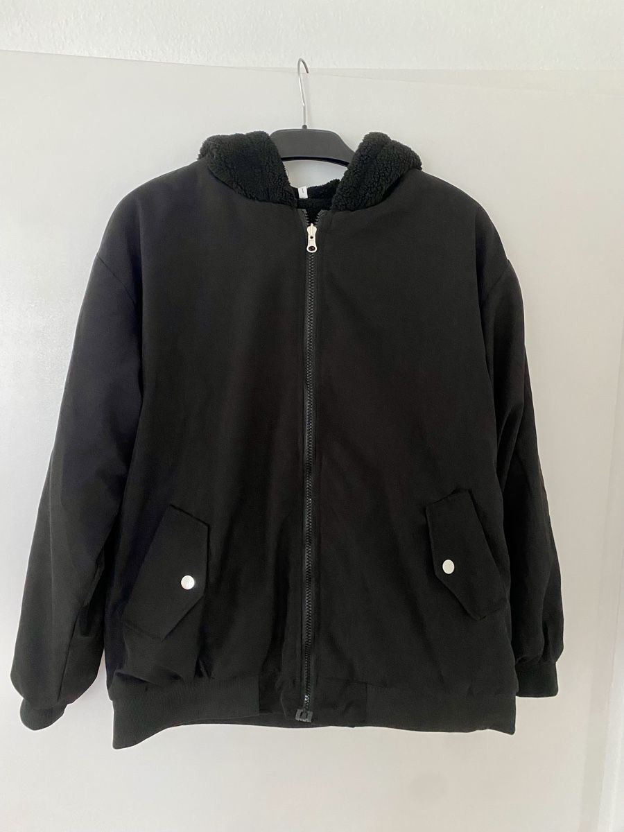 Giacche: Black hooded double sided Bomber Jacket – Nuovo (secondo la descrizione) da Zollikerberg venduto da mvm_68rc