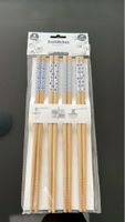 Essstäbchen Set aus Bambus, 4 Paar, neu und originalverpackt