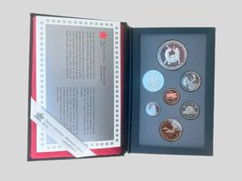 AB 1.- Münzsatz Canada 1988 inkl. Silber Dollar