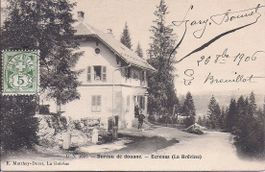 L' ECRENAZ, les bureau de douane et les douaniers