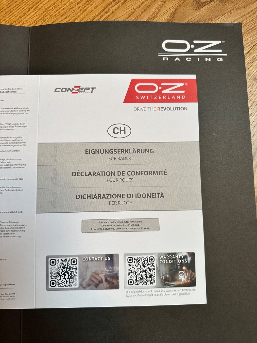 OZ Racing Cerchioni: OZ Felgen Komplett – Usato da Bütschwil venduto da nil_5hyx 8