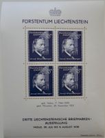 Liechtenstein Block 141, 1938 Josef Rheinberger postfrisch**