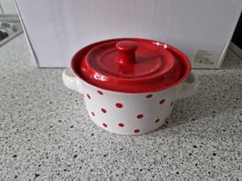Suppen-/Schlemmertöpfchen aus Keramik (4-er Set)