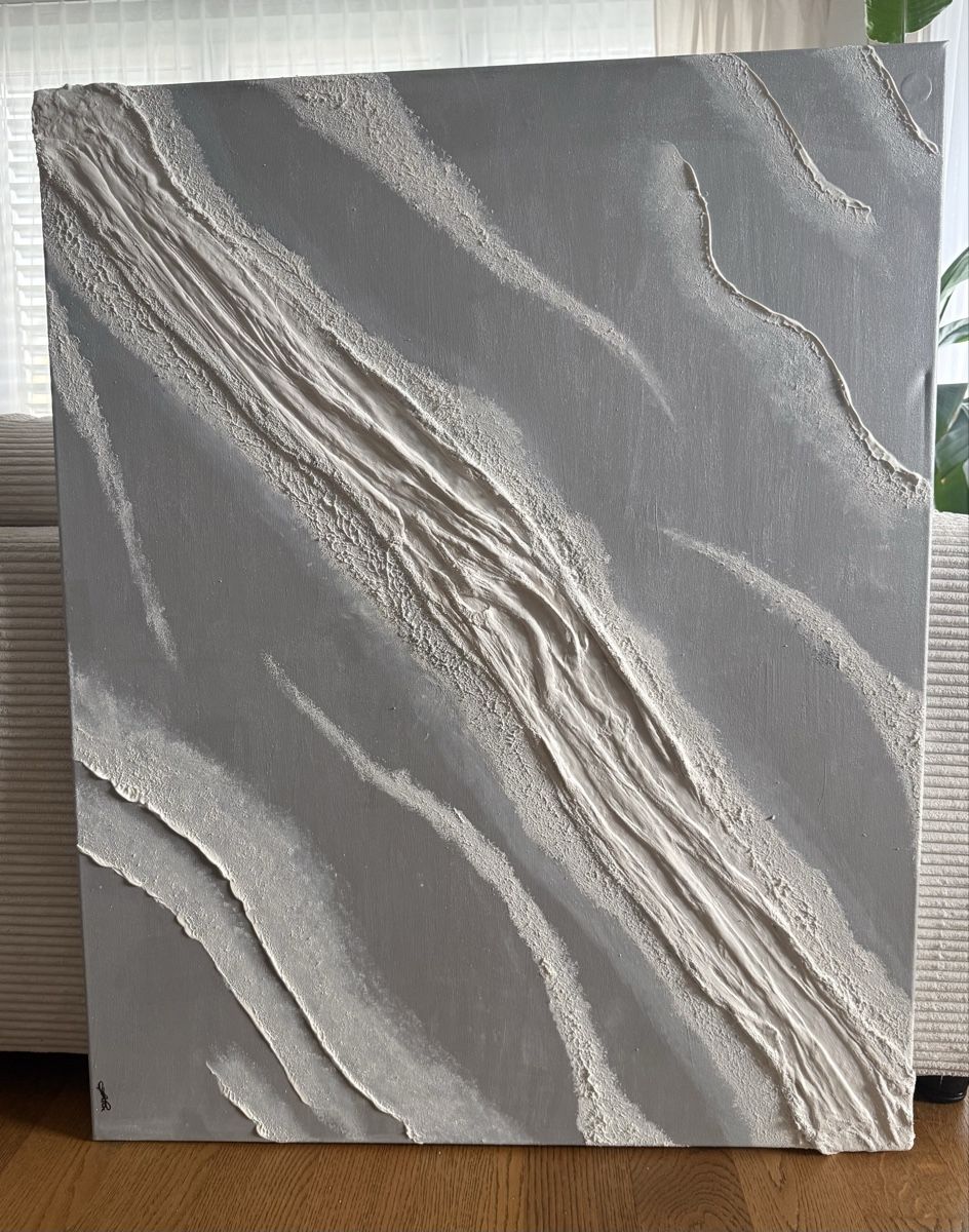 Foto & Immagini: Moderne Kunst, Silber und Weiss, einzigartiges Design! – Nuovo (secondo la descrizione) da Pfäffikon ZH venduto da ShanonF