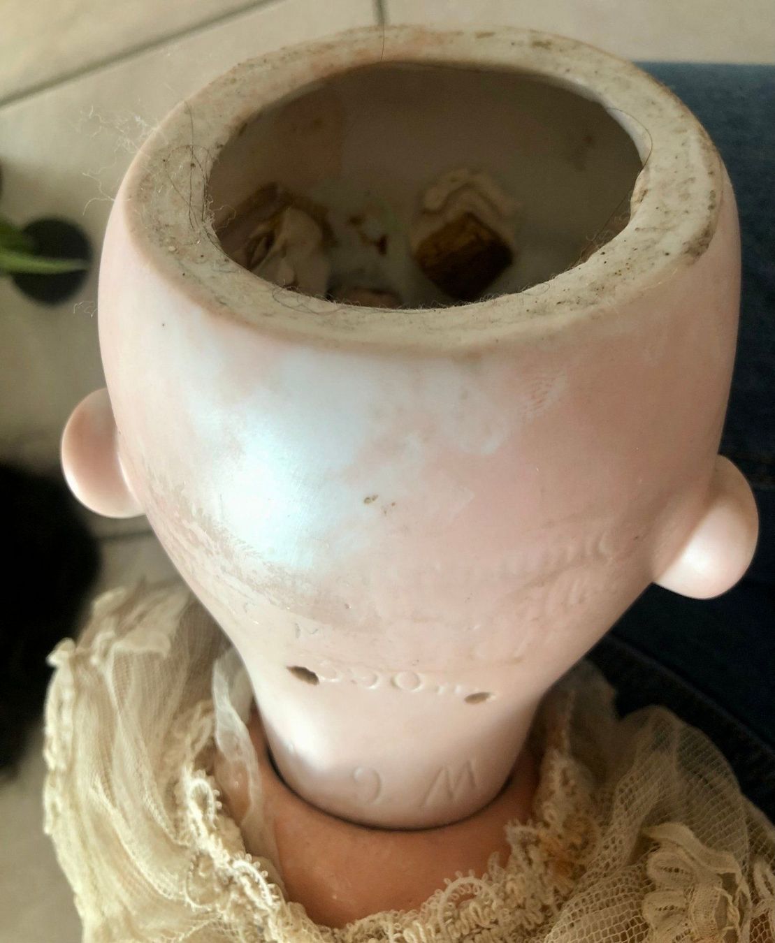 Bambole: Antike grosse Porzellankopf Puppe – Usato da Etoy venduto da Diadefin 6