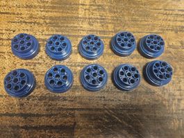 lego 60208 lot de 10 pièces Dark Blue Wheel 31mm D. x 15mm 