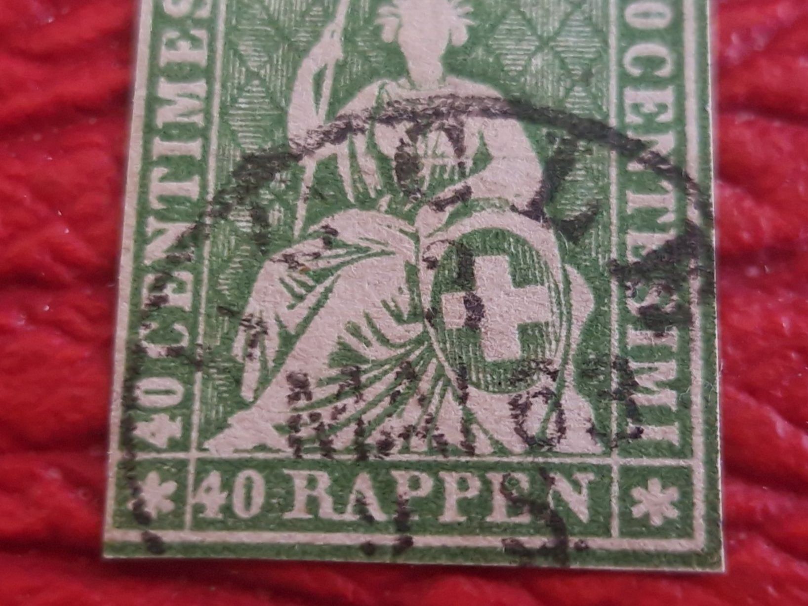 Tutti i francobolli: Strubel 26G, signiert, ab 1.- – Usato da Burgdorf venduto da Glossy01 2